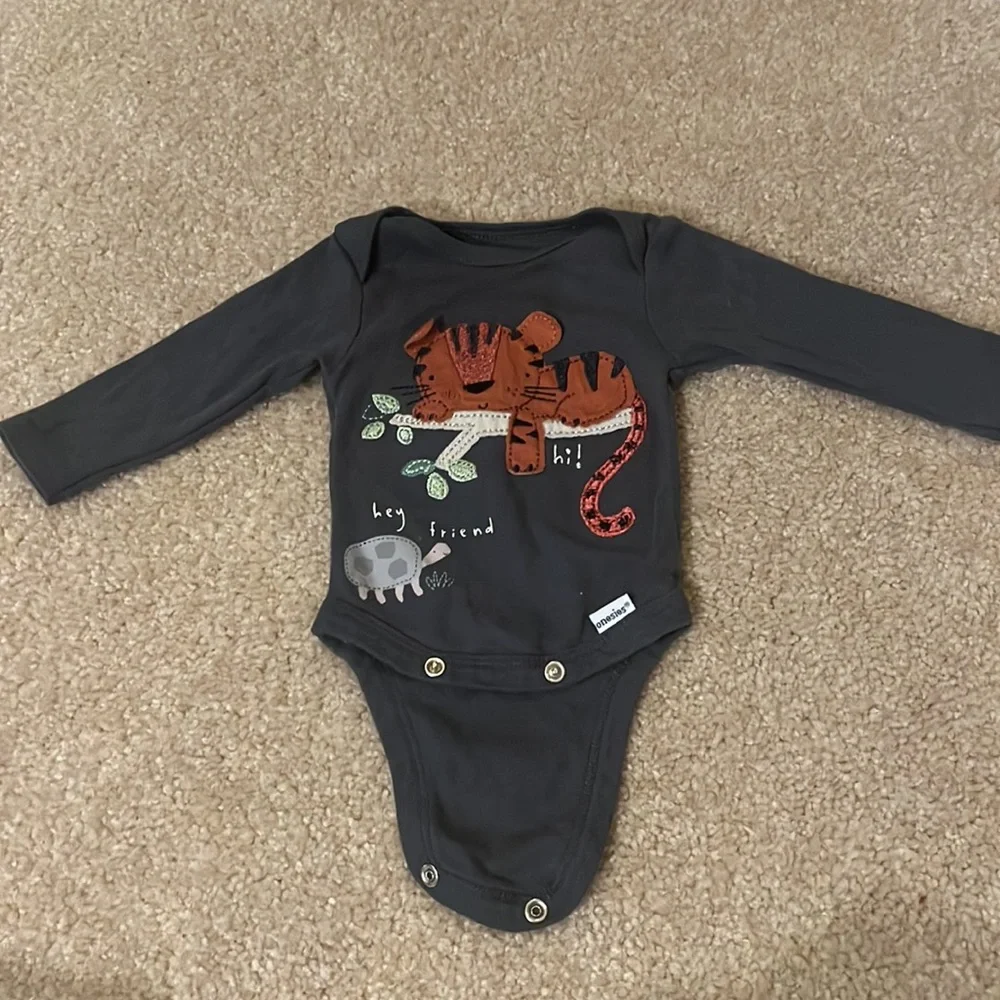 Five NB Animal style Onesies